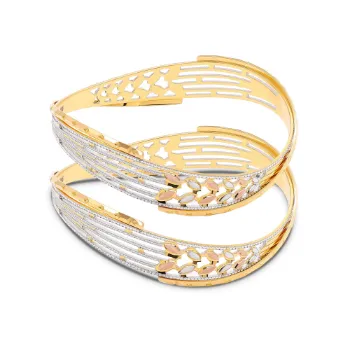 Infallible White Gold Bangle 